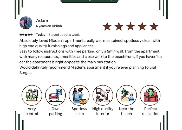 The Loft - Parking - Washer&dryer - Port View - Balcony 부르가스