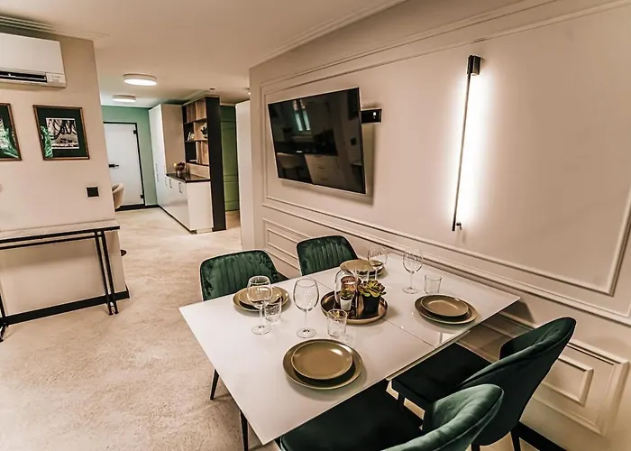 The Loft - Parking - Washer&dryer - Port View - Balcony Daire Burgaz